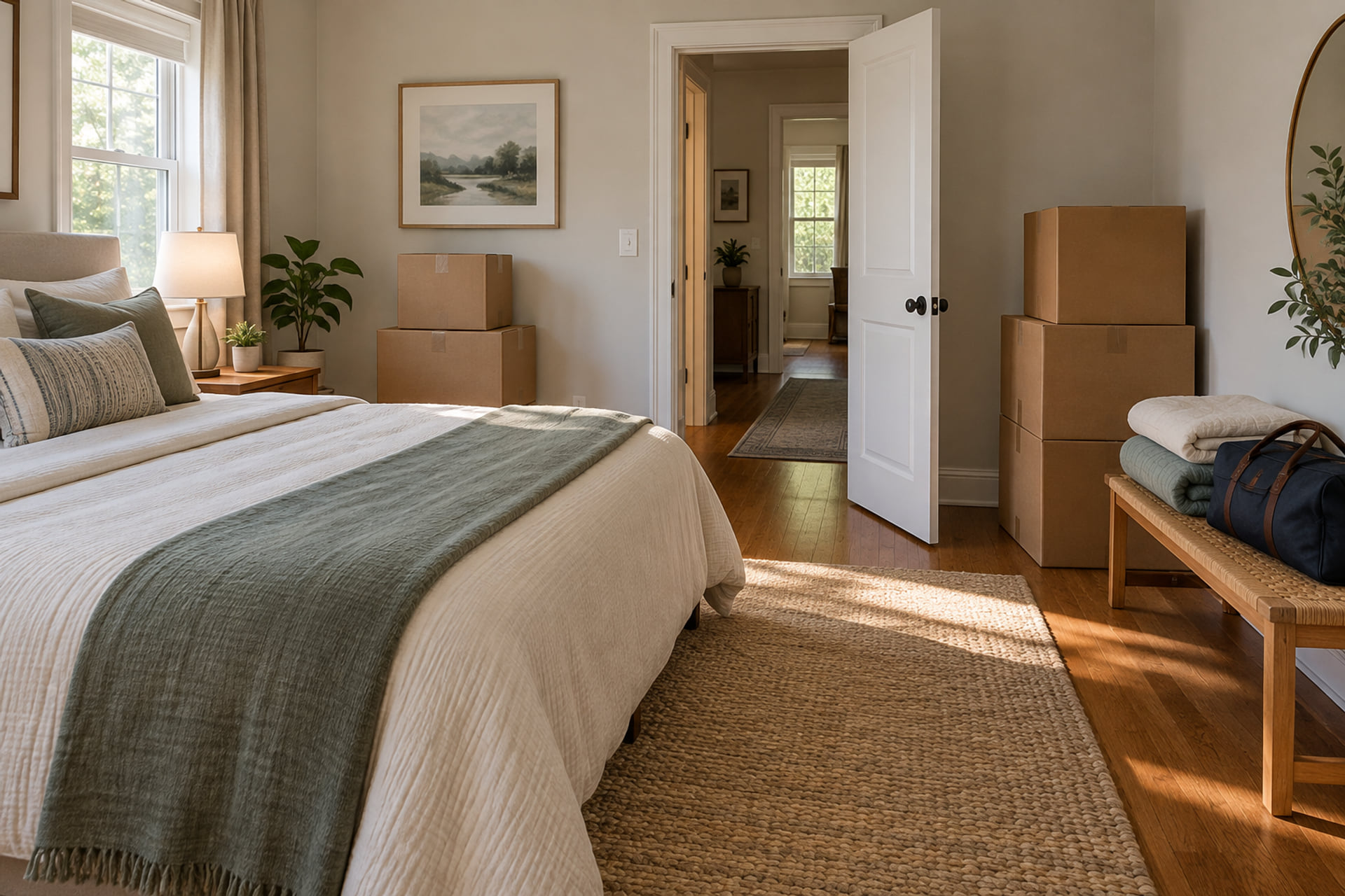 Room placement before delivery