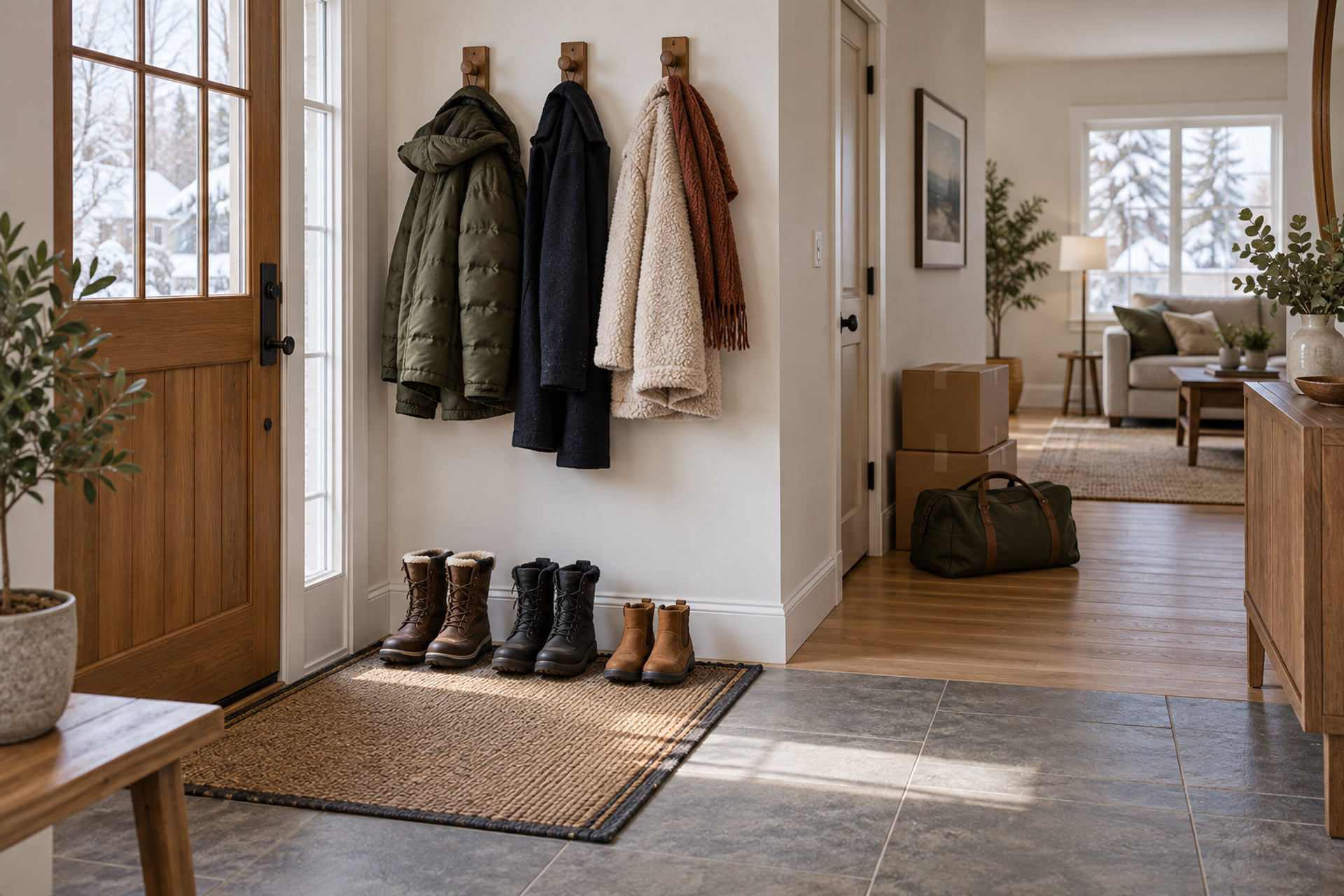 Arrival essentials and clear entry