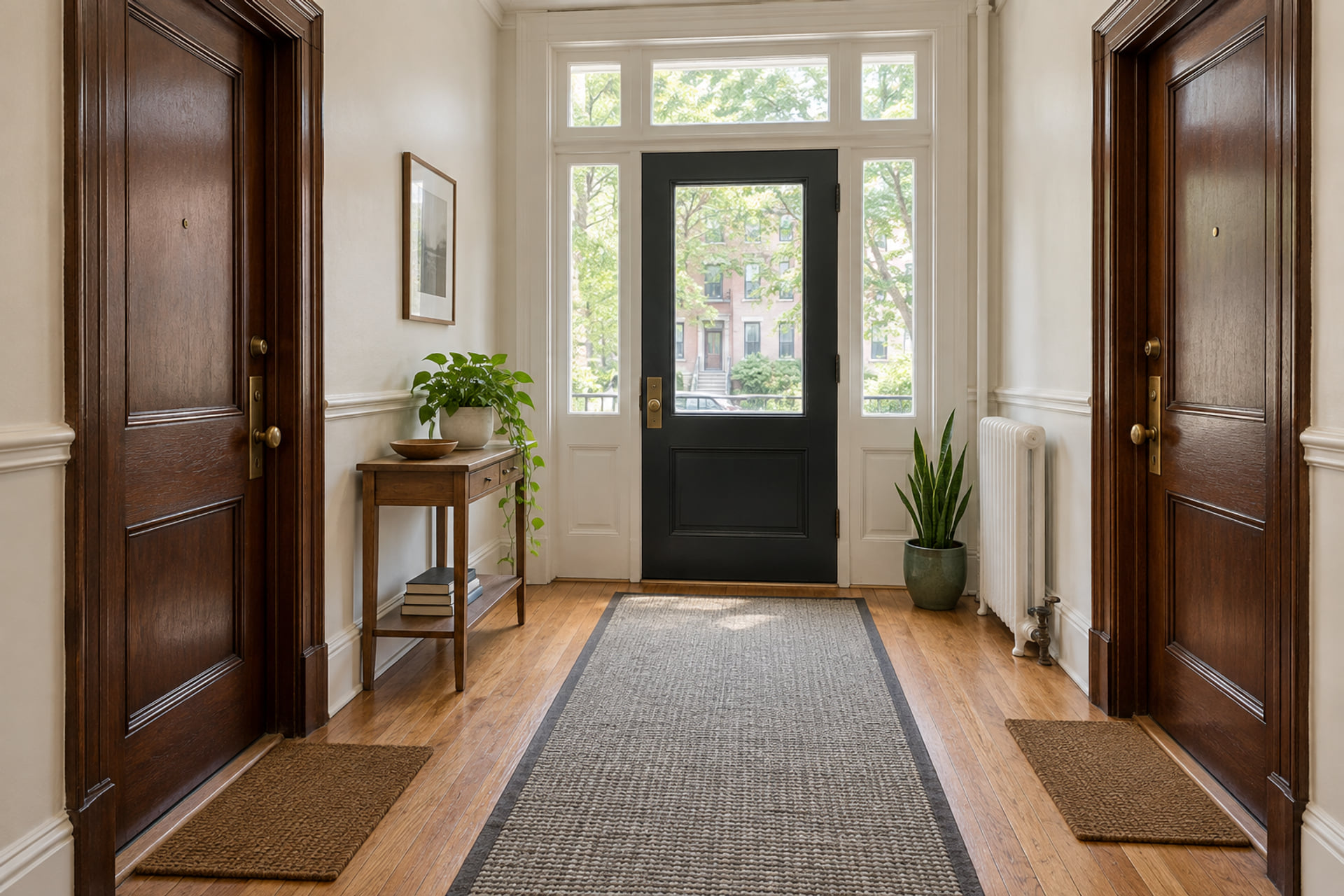 Interior layout and belongings prepared for a household move