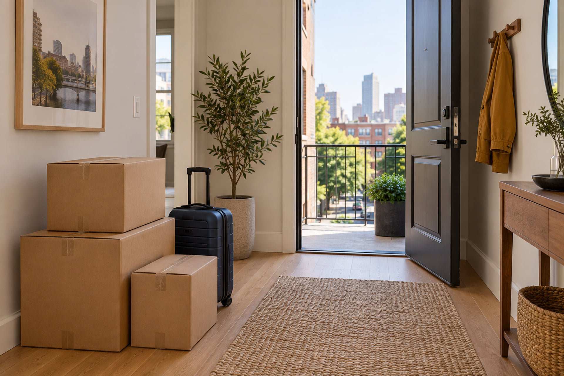 Two city moving preparation
