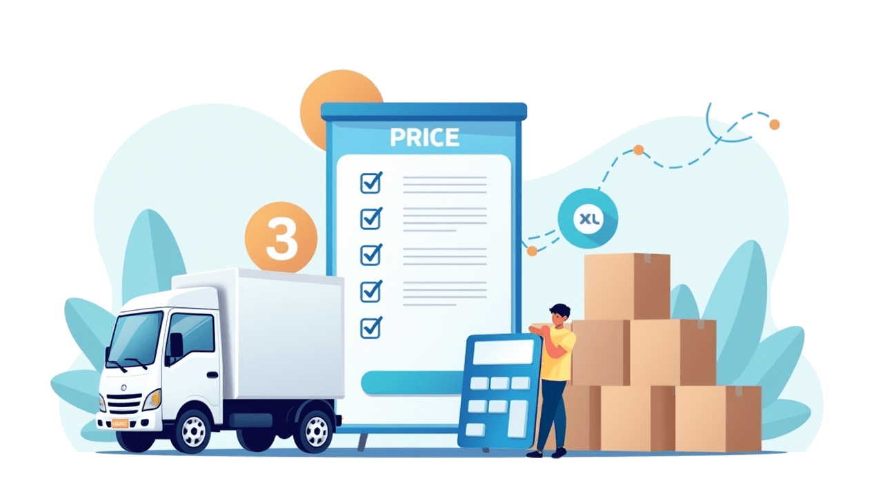 pricing table for moving